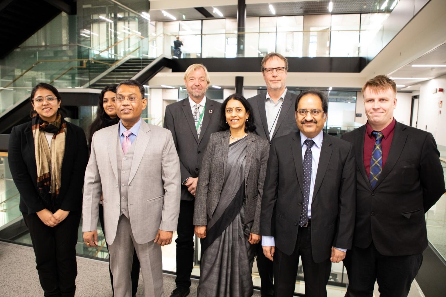 Ms. Akshaya and Ms. Smrithi were part of the Indian delegation in the Helsinki meeting